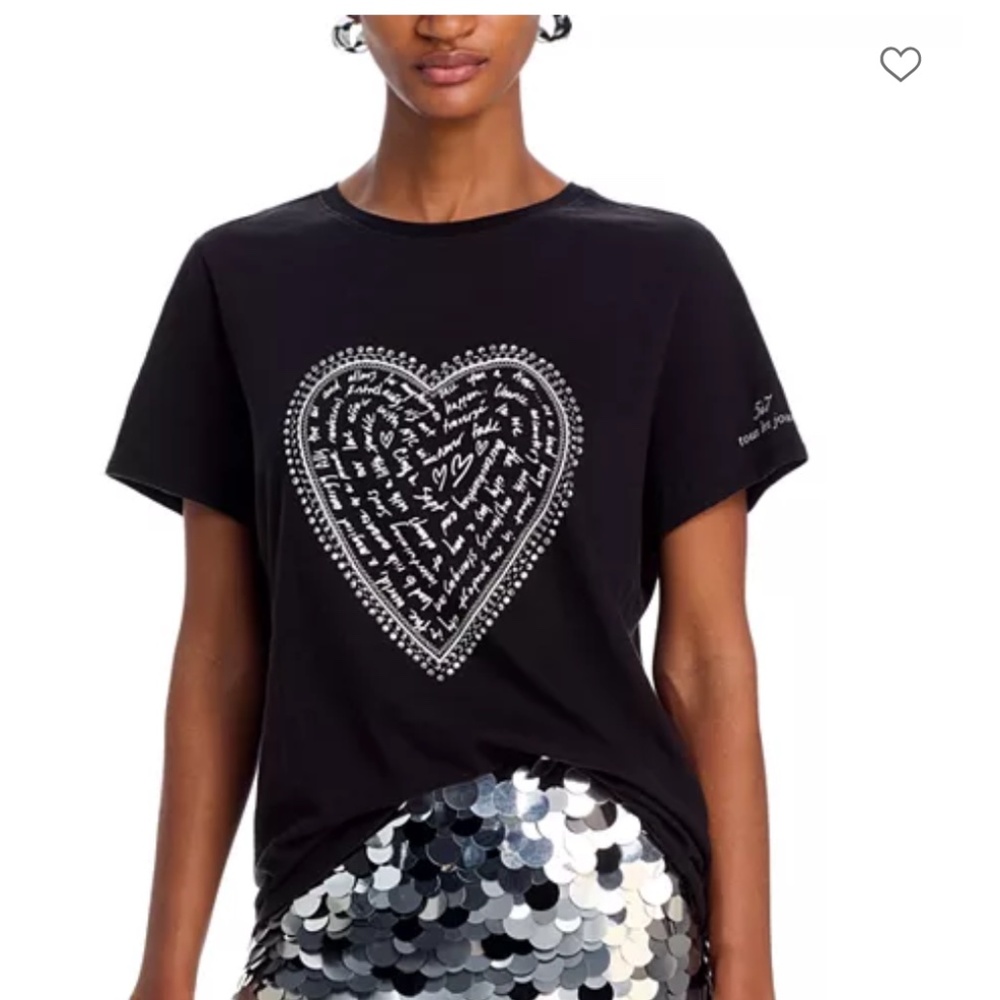 Cinq a Sept Love Letter Crewneck Tee